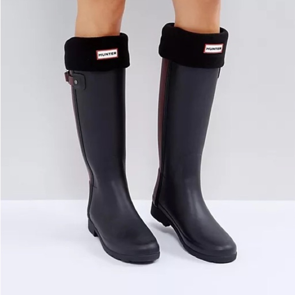 NWT Hunter Tall Black Boot Socks